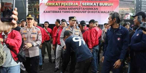 Polresta Malang Kota dan Serikat Buruh Bersinergi Jaga Kondusifitas Kamtibmas