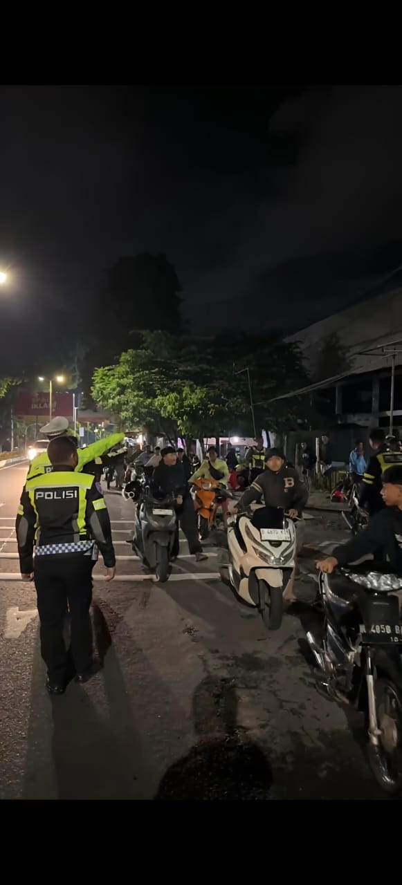 Aksi Balap Liar Kian Menurun Berkat Patroli Blue Light di Malang Kota