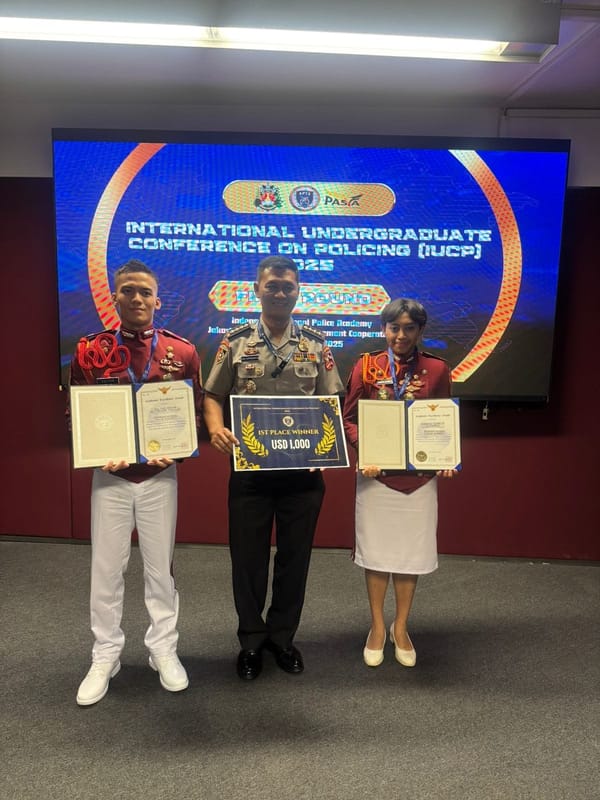 Angkat Isu Digital Trafficking, Akpol Sabet Juara I di Konferensi Polri Asia IUCP 2025