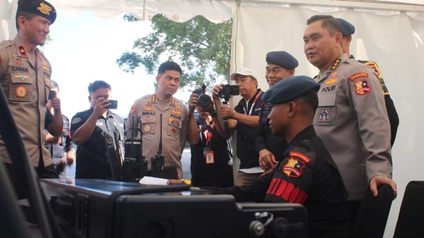 Astamaops Kapolri Cek Pos Pantau Drone, Pastikan Pengamanan Canggih di Mandalika