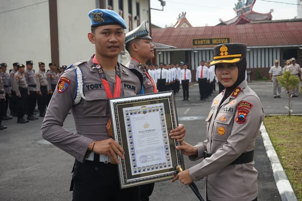 Bangga! Dua Anggota Polres Magelang Kota Sabet Prestasi di Ajang Bergengsi