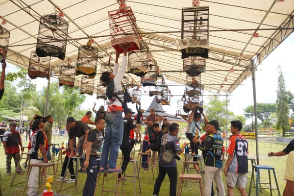 Brimob Kalteng Gelar Lomba Kicau Mania, Palangka Raya Dipenuhi Kicauan Merdu Burung