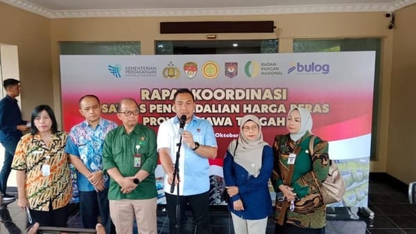 Cegah Lonjakan Harga, Satgas Pengendalian Beras Jateng Sasar Penjual Lampaui HET