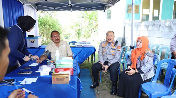 Dukung Pangan Nasional, Polresta Malang Kota Tanam Jagung dan Adakan Pasar Murah