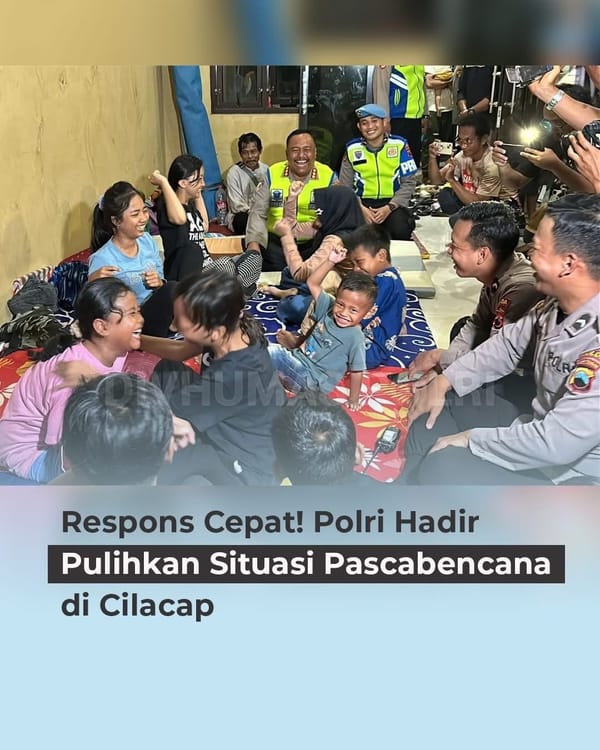 Jajaran Polresta Cilacap Pastikan Kondisi Warga yang Dirawat di RSUD Majenang