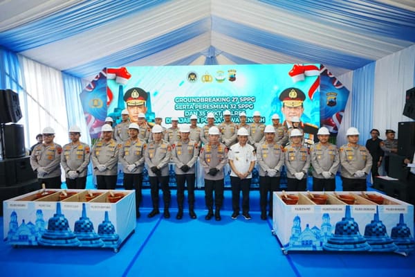 Kapolri Tegaskan Komitmen Pelayanan Prima, Resmikan 35 SPKT Polres di Polda Jateng