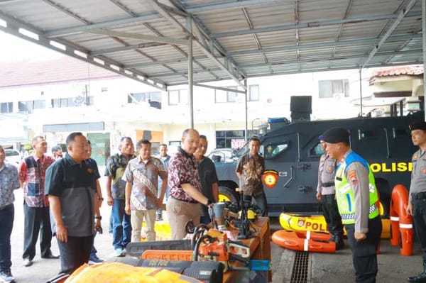 Karoops Polda Jateng Cek Sarpras SAR di Polresta Cilacap