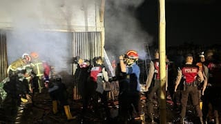 Kebakaran di Trucuk Klaten, Sat Samapta Turun Tangan Selamatkan Lokasi Produksi Handycraft