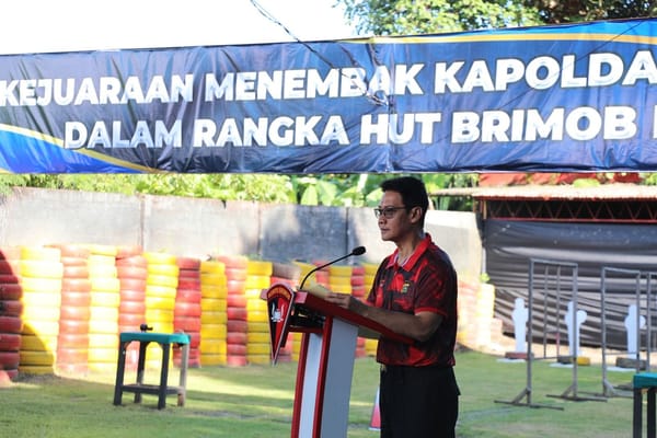 Kejuaraan Menembak Kapolda Bali Cup Meriahkan HUT Brimob Polri ke-80