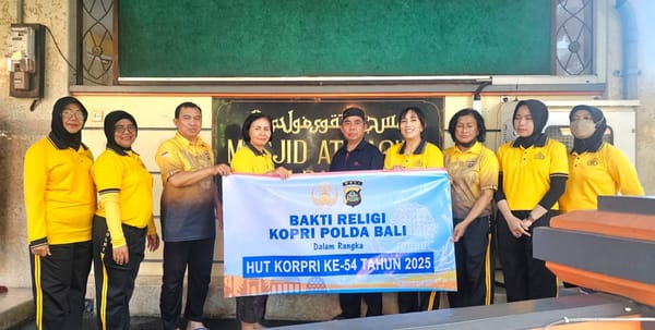 KORPRI Polda Bali Gelar Bakti Religi Lintas Agama dalam Rangka HUT KORPRI ke-54
