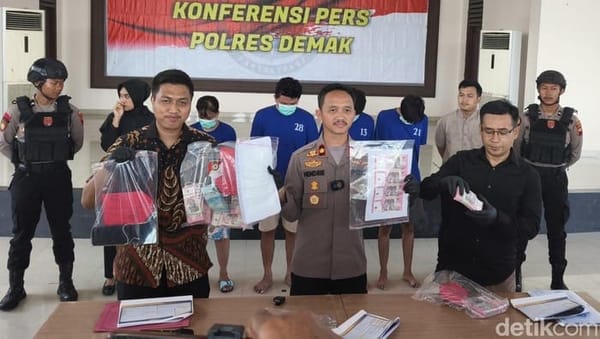 Lihai! Komplotan Demak Sulap Kertas HVS Jadi Duit Palsu Ratusan Juta Mirip Asli