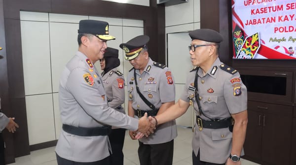 Perkuat Struktur Organisasi, Kapolda Kalteng Pimpin Sertijab Kasetum, Kayanma, dan Ka SPKT