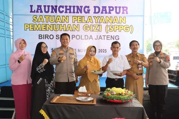 Polda Jateng Resmikan Dapur SPPG Biro SDM di Sragen