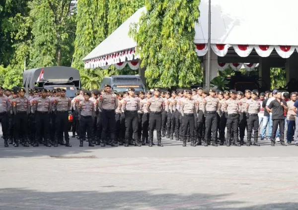 Polda Jateng Tegaskan Pengamanan Aksi Buruh Humanis, Tanpa Senpi dan Alat Pemukul