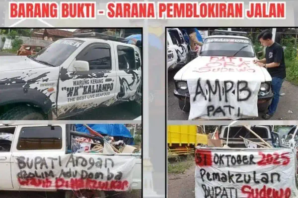 Polda Jateng Ungkap Barang Bukti dan Alasan Penangkapan Aktivis AMPB Pati