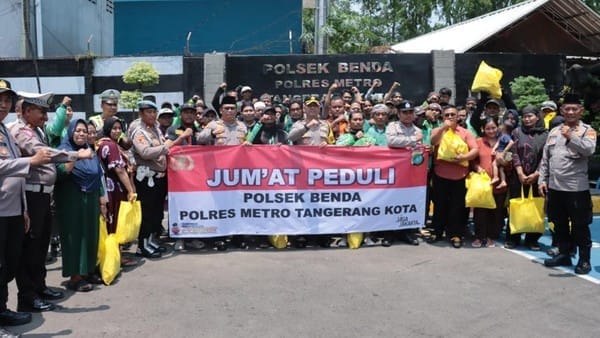 Polisi Tangerang Kota Ajak Warga Jaga Kondusifitas Lewat Jumat Peduli dan Ngopi Kamtibmas