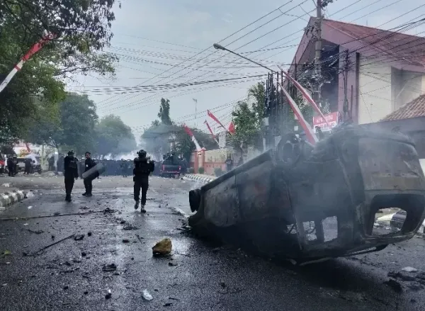 Polisi Ungkap Motif Empat Tersangka Kericuhan Demo di Pati yang Diamankan Polda Jateng