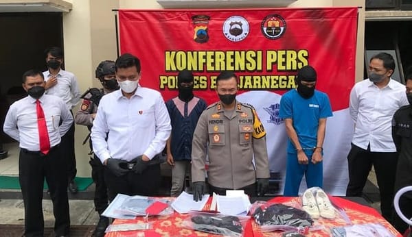 Polres Banjarnegara Amankan Dua Pemuda Pemeran Video Mesum di Sawah