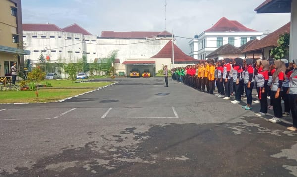 Polres Magelang Kota Ajak Komunitas Ojol dan Pekerja Ikuti Apel Kamtibmas