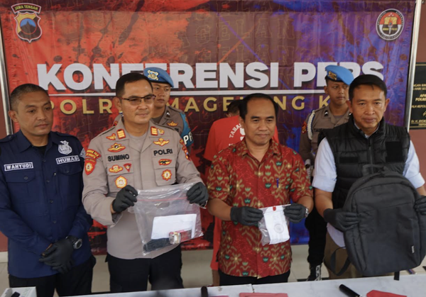 Polres Magelang Kota Tangkap Pria Pembawa Sabu Seberat 5,84 Gram