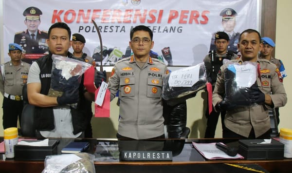 Polresta Magelang Bongkar Kasus Pembacokan Tiga Pelajar, Pelaku Diamankan
