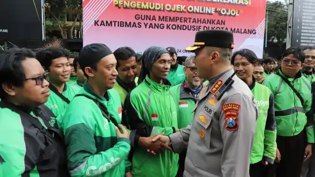 Polresta Malang Kota Buat Terobosan Digital Lindungi Driver Ojol dari Aksi Kriminal