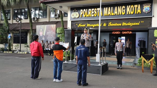 Polresta Malang Kota dan Serikat Pekerja Deklarasi Jaga Persatuan Bangsa
