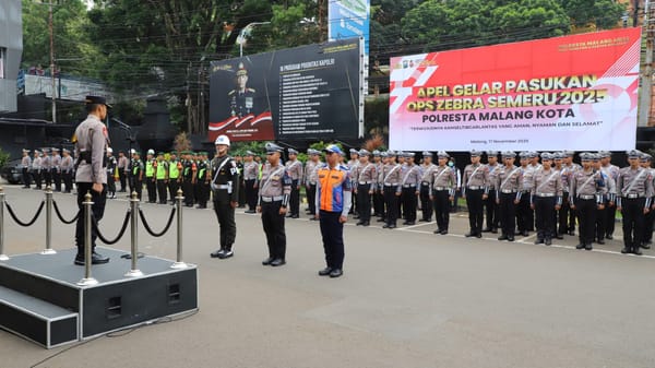 Polresta Malang Kota Fokus Edukasi dan Penindakan di Ops Zebra Semeru 2025