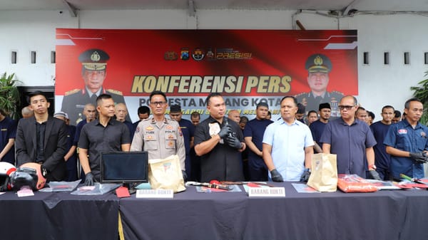 Polresta Malang Kota Grebek Pelaku Kriminal, 44 Kasus Terungkap Dalam Operasi Sikat Semeru