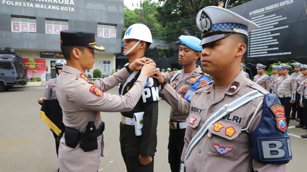 Polresta Malang Kota Siagakan Personel untuk Sukseskan Operasi Zebra Semeru 2025