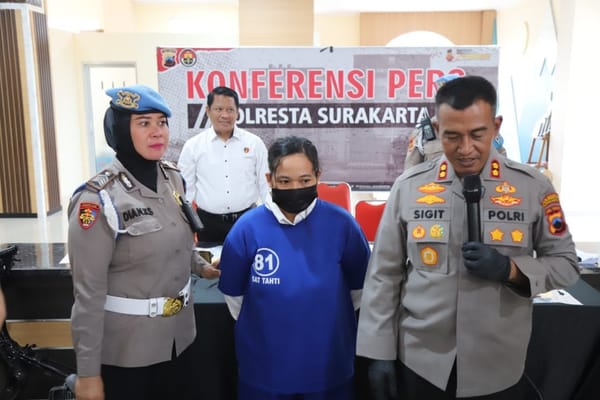 Polresta Surakarta Amankan Perempuan Pelaku Penipuan dan Penggelapan Motor