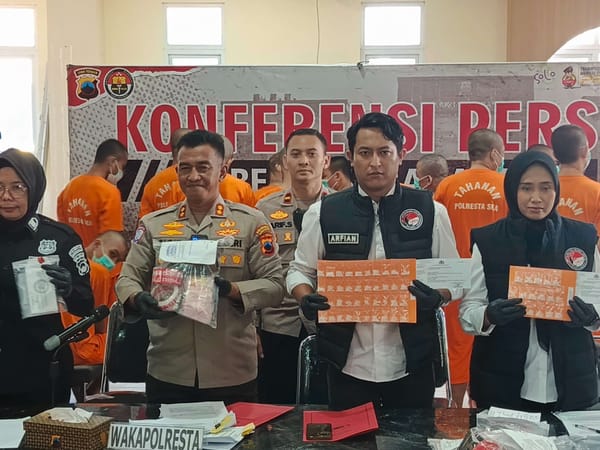 Polresta Surakarta Tangkap 75 Tersangka Kasus Narkoba, Sita 0,5 Kg Sabu