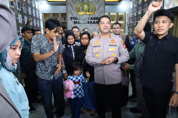 Polrestabes Makassar Berhasil Temukan Bilqis (4) yang Hilang di Jambi