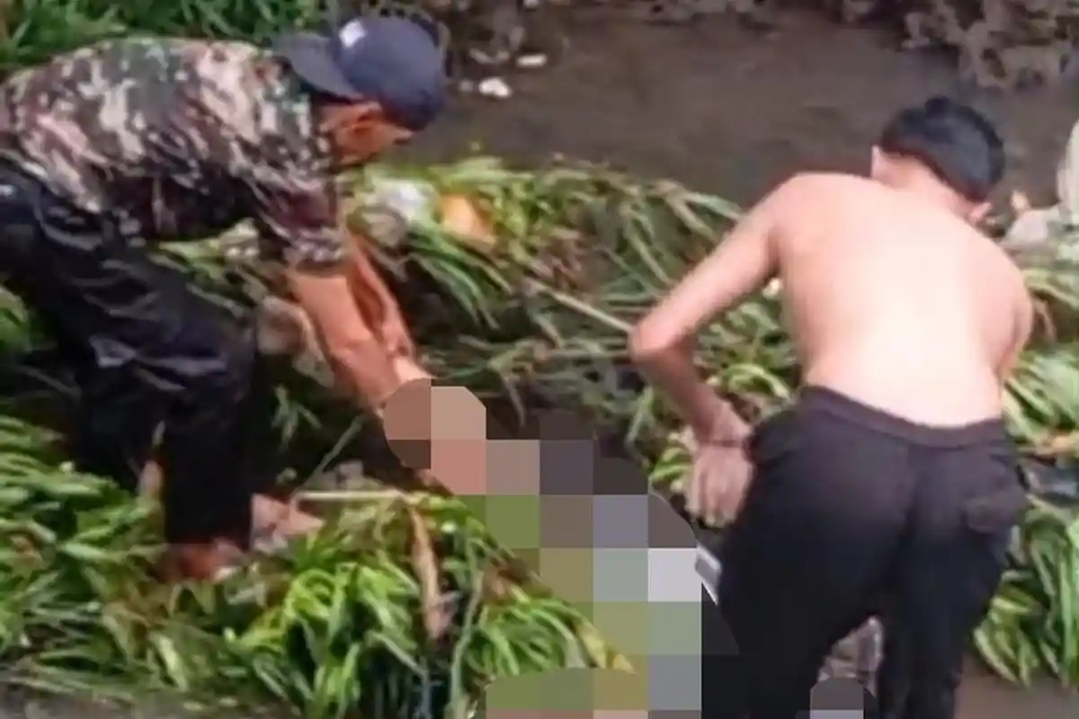Pria Asal Ngajum Ditemukan Tewas Mengambang di Sungai Sukun Kota Malang