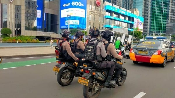 Ratusan Polisi Gelar Patroli, Jakarta Dijaga Tetap Kondusif