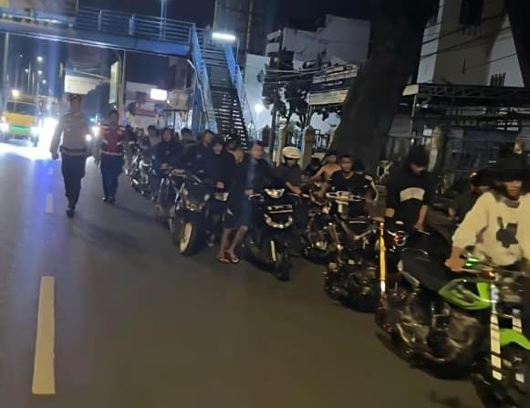 Razia Balap Liar di Malang Kota Hasilkan Sitaan 111 Sepeda Motor