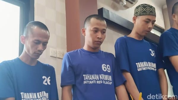 Sasar Sekolahan, Komplotan Maling Notebook dan Printer di Cilacap Ditangkap