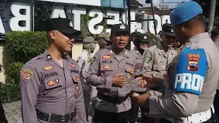 Si Propam Polresta Banyumas Gelar Gaktiblin Usai Apel Pagi untuk Tegakkan Disiplin Anggota