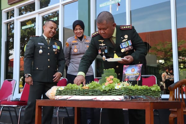 Sinergi Kuat, Polres dan TNI Rayakan HUT TNI ke-80 di Semarang