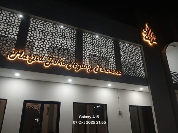 Sinergi Umat, Ponpes Ulumul Quran Depok Resmikan Masjid Joko Agung Purnomo