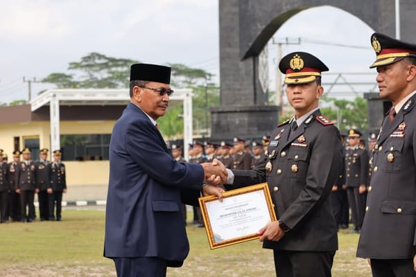 Sukses Dukung Ketahanan Pangan, 32 Anggota Ditreskrimsus Polda Kalsel Diganjar Penghargaan Gubernur