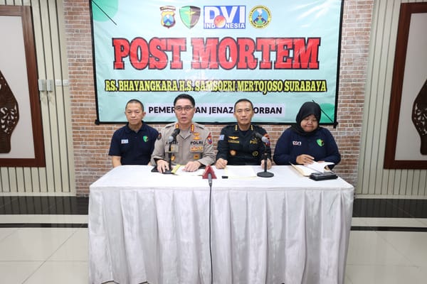 Tim DVI Polda Jatim Ungkap Identitas 34 Korban Ambruknya Pondok Pesantren