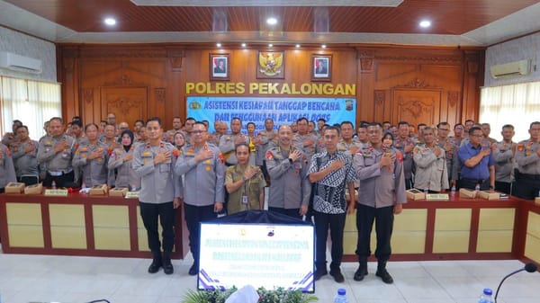 Tingkatkan Respons Bencana, Polda Jateng Latih Dua Polres di Pekalongan Gunakan Aplikasi DORS