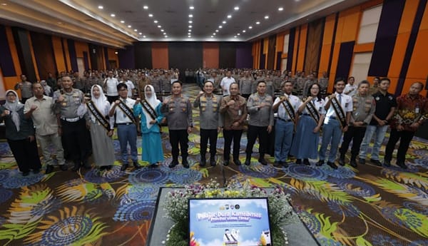 Waka Polda Jatim Kukuhkan Pelajar Duta Kamtibmas, Malang Kota Masuk Deretan Juara