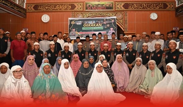 Wakapolda Sumbar Hadiri Gerakan Subuh Berjamaah, Ajak Masyarakat Perkuat Iman dan Persatuan