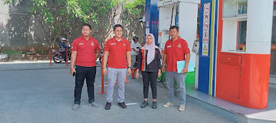Satreskrim Polrestabes Semarang Cek SPBU di Kota Semarang