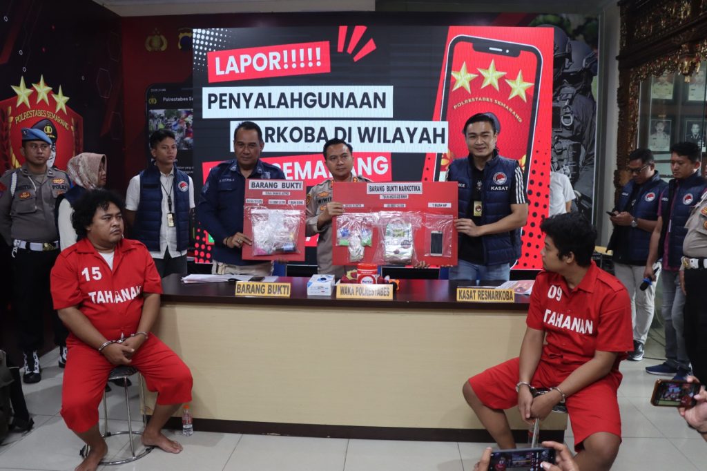 Polrestabes Semarang Dalami Jaringan Baru Narkoba Usai Ungkap Sabu 1