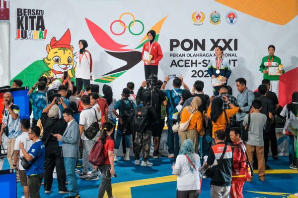 Atlet Taekwondo Polri Koleksi Emas, Perak dan Perunggu di PON