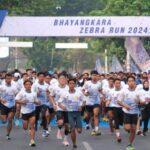 Bhayangkara Zebra Run 2024 di Semarang, Ribuan Pelari Gaungkan Pentingnya Keselamatan di Jalan