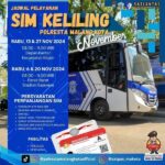 Yuk Simak Jadwal SIM Keliling di Malang Kota Bulan November 2024